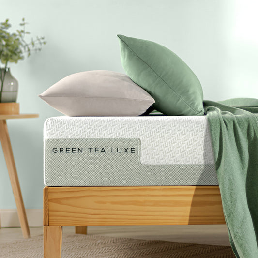 Zinus 10" Green Tea Luxe Queen Memory Foam Mattress, Made in the USA of US Foam and Global Materials, Adult