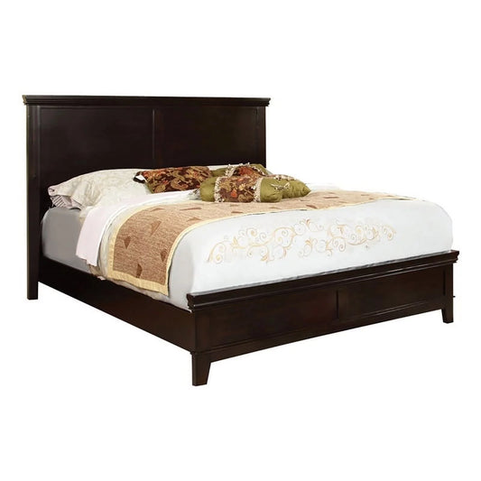 Bowery Hill Transitional Wood California King Bed in Espresso